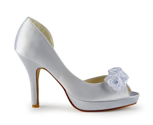 Sexy stiletto high heels beautiful bridal shoes