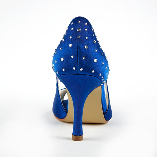 Womens peep toe strappy stiletto ladies high heel sandal shoes size 3-8
